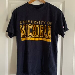 Vintage Champion University of Michigan Football T-shirt